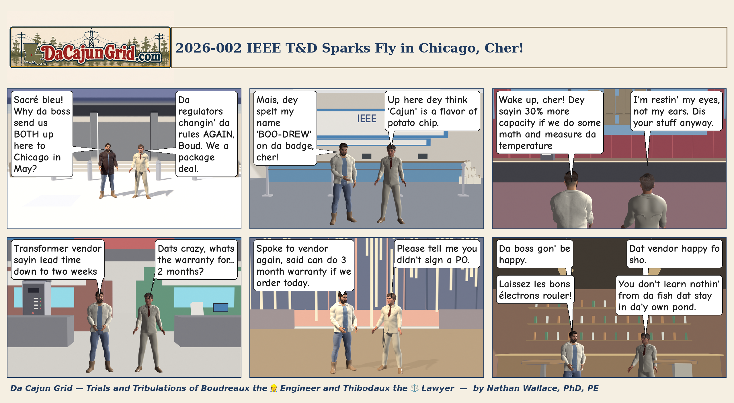 Episode 002 — IEEE T&D Sparks Fly in Chicago, Cher!